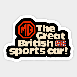 MG cars england Sticker